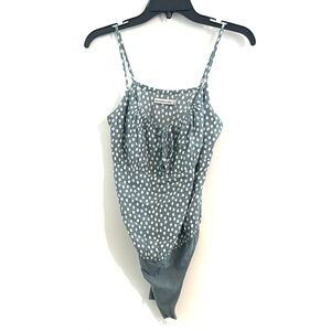 Abercrombie & Fitch Size S Polka Dot Spaghetti Strap Bodysuit Top